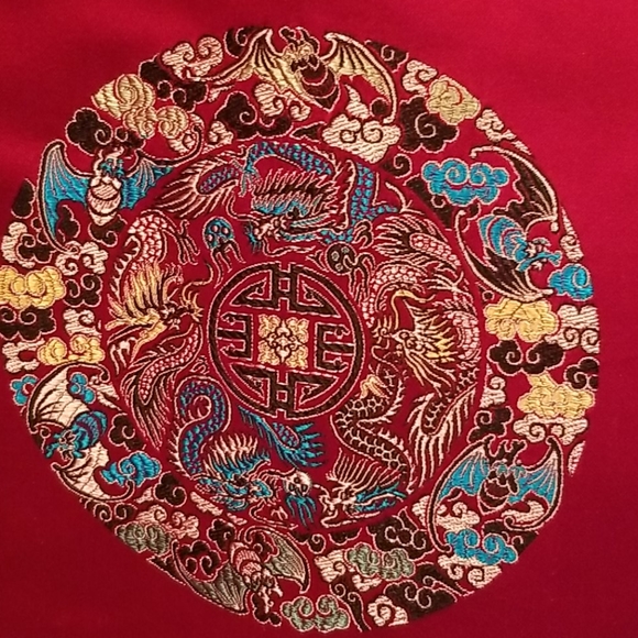 COPY - VINTAGE 70's/80's Chinese Brocade Silk Jacket - Picture 3 of 13